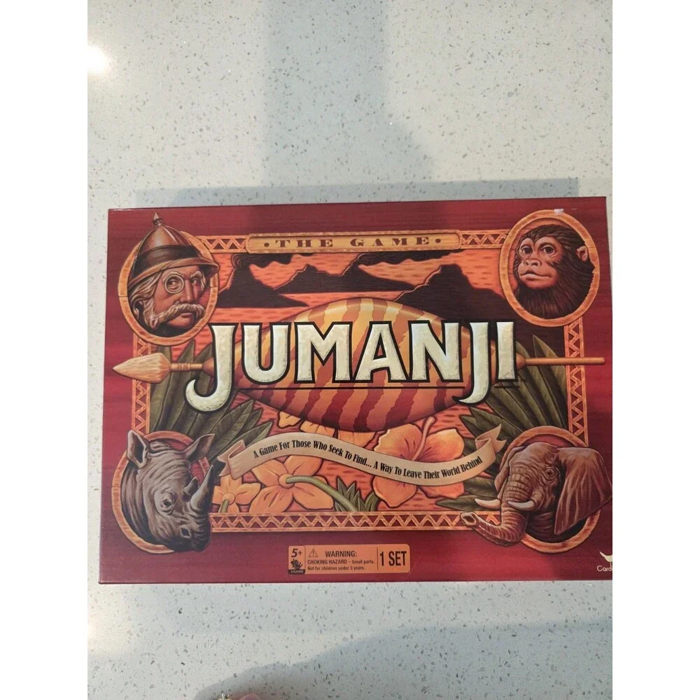 Jumanji - The Game - Cardinal Board Game - Complete - 2017